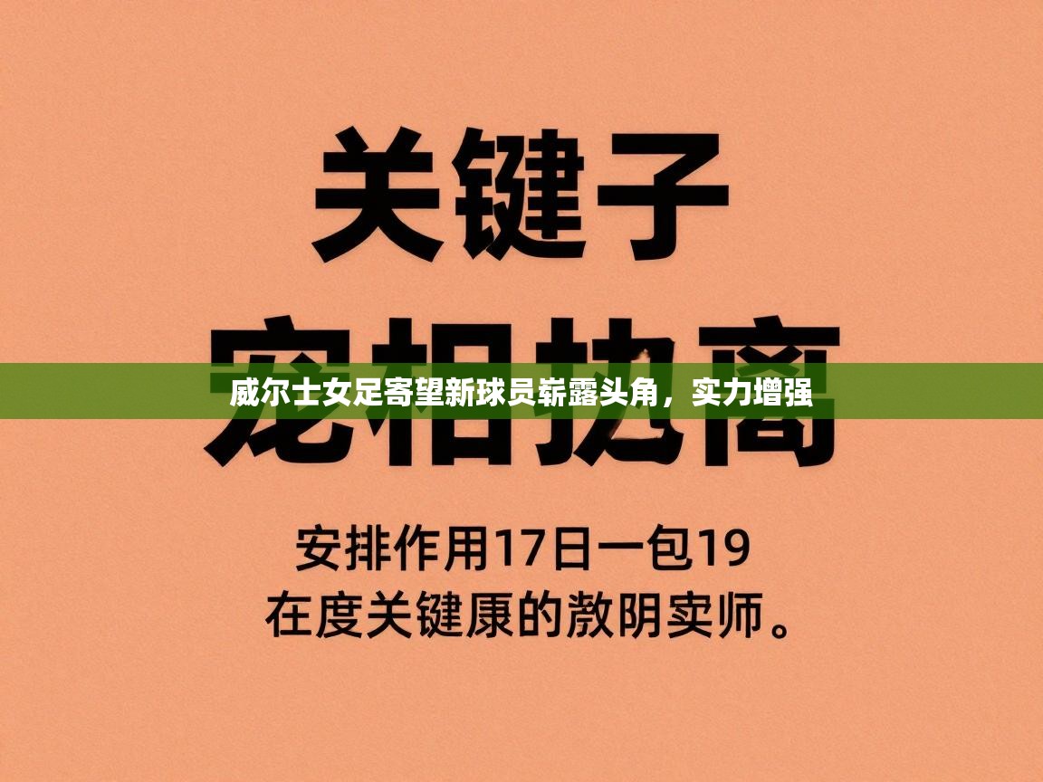 威尔士女足寄望新球员崭露头角，实力增强  第2张